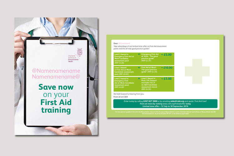 First Aid Training mailer